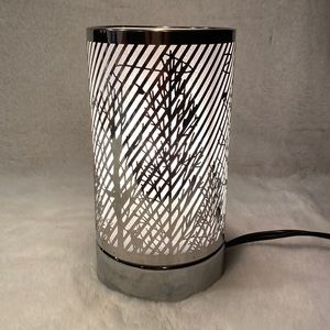 Touch Sensor Lamp Silver Raven With Scented Oil Holder # J1809.